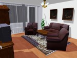 Návrh obývacího pokoje